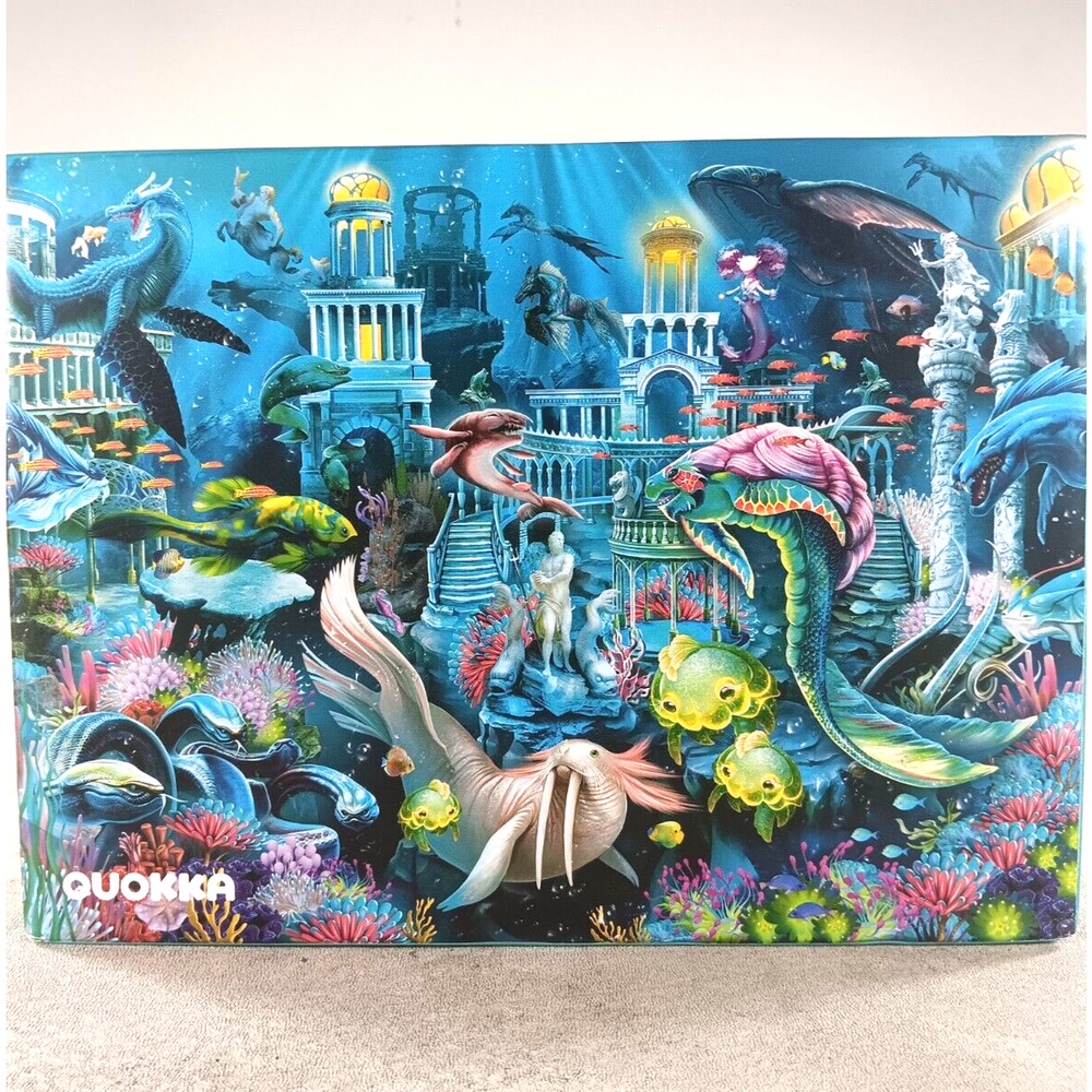 Underwater City 1000 Piece Jigsaw Puzzle by Quokka NEW